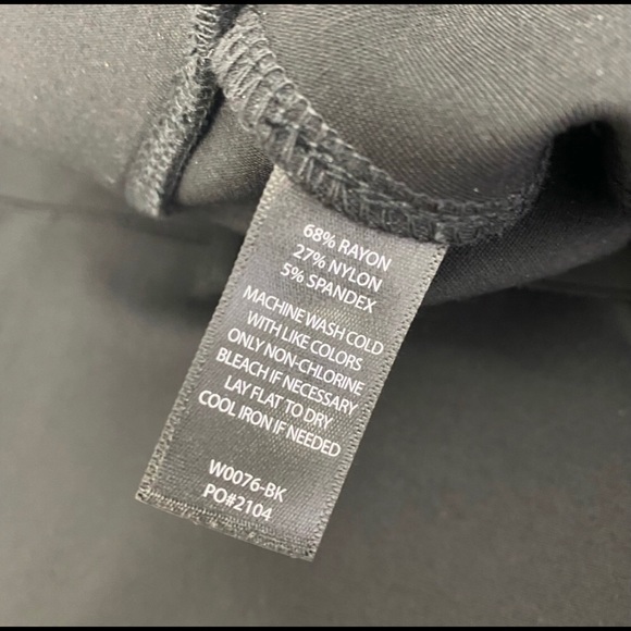 Betabrand Dress Yoga Pants Straight Leg: Black - Picture 3 of 4